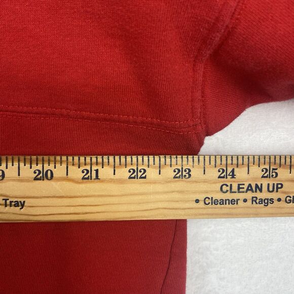 Disney Spirit Jersey Pizza Planet Zip Up Sweater Adult Medium Red Hooded - Picture 9 of 12